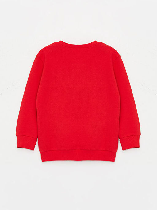 Bisiklet Yaka Bask?l? Erkek Bebek Sweatshirt - Waikiki фото 2