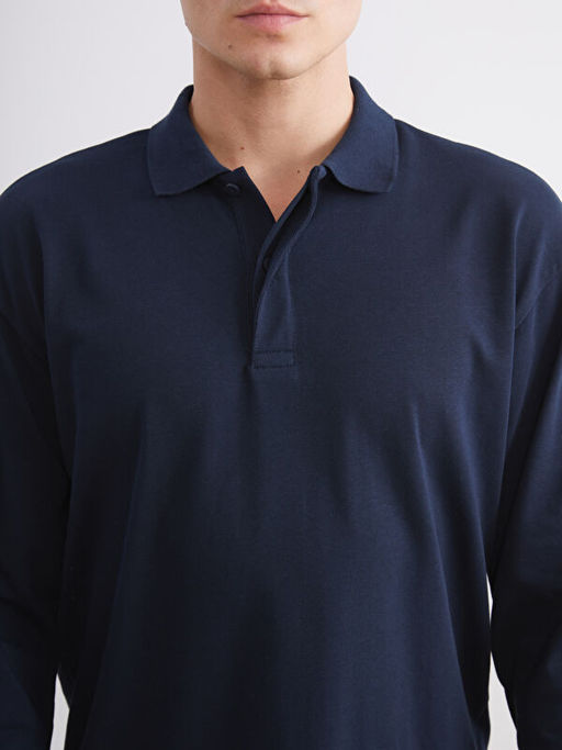 Polo Yaka Erkek Sweatshirt