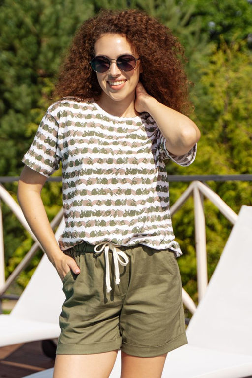 Шорты женские Almando Melado лен с вискозой  фото 2