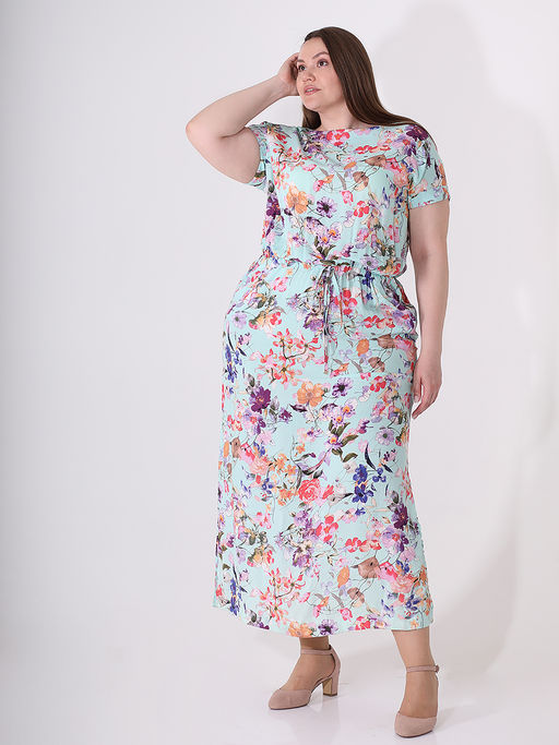 СИ БОН 0115.С1 Платье+ пояс - Almond фото 4