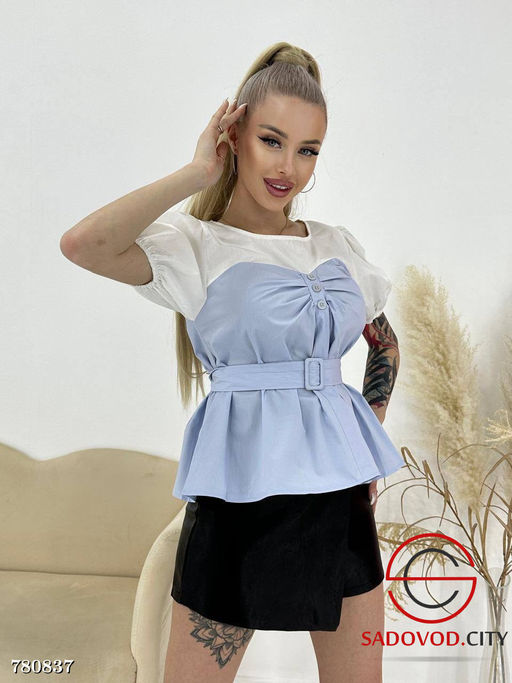 Женская блузка с коротким рукавом - Bruno фото 7