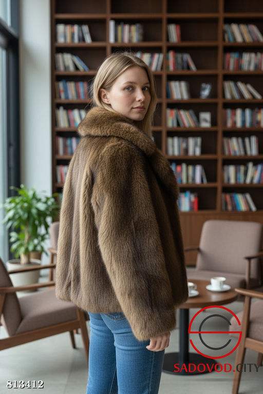 Эко шуба из искусственного меха - Bruno фото 2