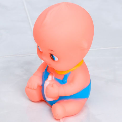 Резиновая игрушка для ванны «Пупсик», 10 см, с пищалкой, 1 шт.