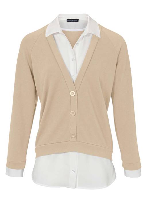 Блузка, песочно-белая - Patrizia dini фото 2