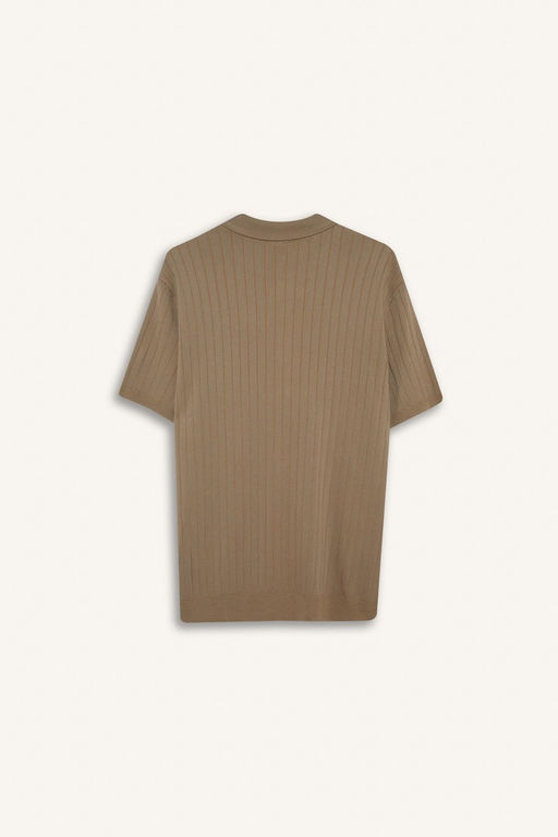 Standart Fit Polo Yaka Triko K_sa Kollu Ti__rt - Defacto фото 9