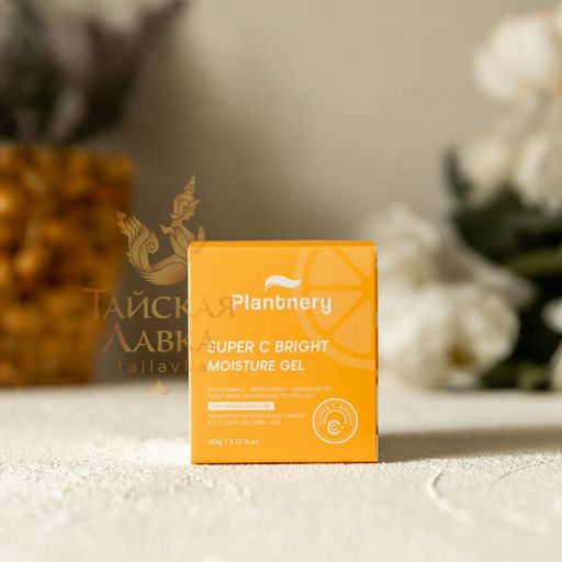 Гель д/лица Увлажняющий Осветляющий с Витамином С PLANTNERY 60 гр  фото 3