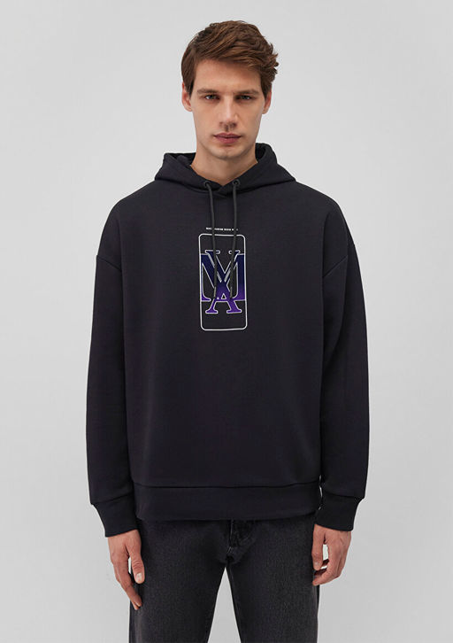Mavi Logo Bask?l? Siyah Sweatshirt  фото 3