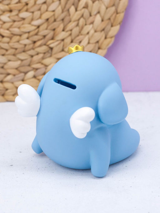 Копилка "King elephant", blue (14 см), пластик
