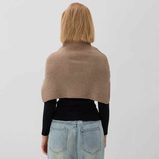 Шарф - манишка женская MINAKU, песочный, размер one size