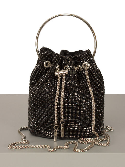 LACCOMA сумка ST164-черный стразы