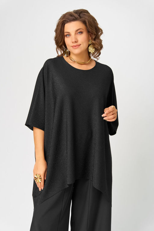 Джемпер Bliss 0301-Р черный с люрексом  фото 3