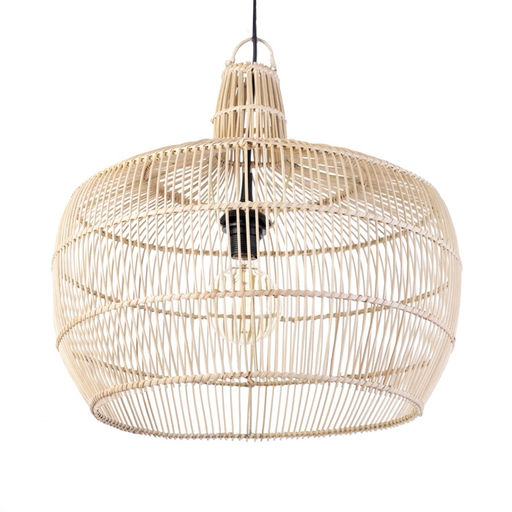 Светильник потолочный из ротанга «Нико», 1×120 Вт, Е27, 50×50×45 см