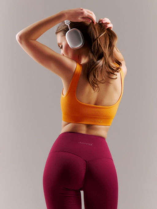 Легинсы женские спортивные ONLYTOP Sculpt, размер 42 (S), цвет сливовый