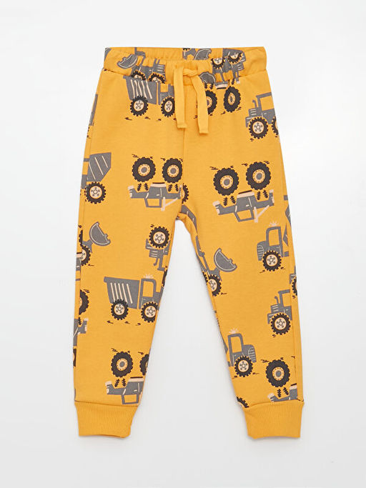 Bisiklet Yaka Uzun Kollu Bask?l? Erkek Bebek Sweatshirt 2li - Waikiki фото 3