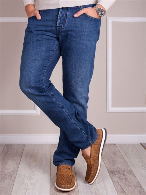 Мокасины мужские мега комфорт/ Слиперы мужские тренд/ Лоферы практичные 1302-01-L1 Рыжий2 - Piniolo фото 2