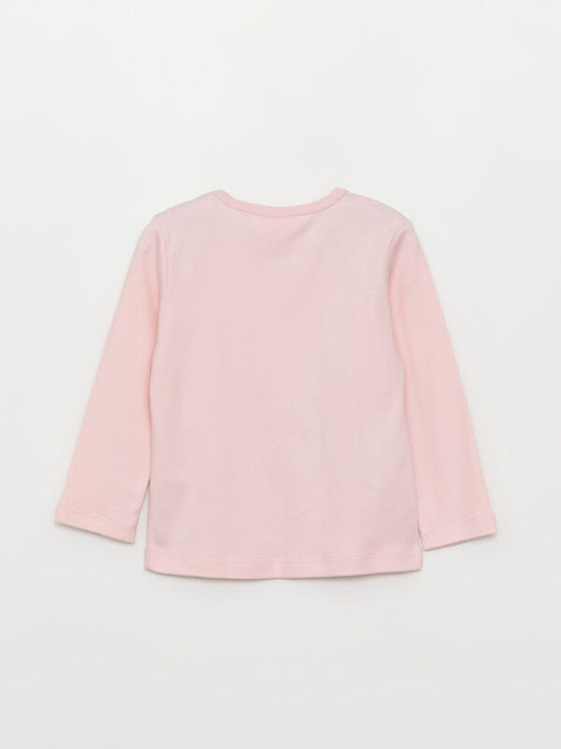 Bisiklet Yaka Minnie Mouse Bask?l? K?z Bebek Pijama Tak?m? 2li - Waikiki фото 3