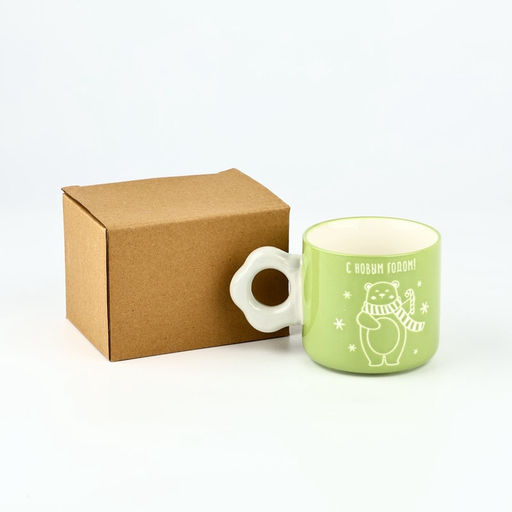 Кружка керамическая, новогодняя «С Новым годом!», 320 мл