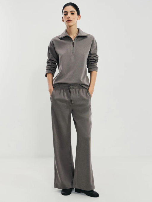 Джемпер на молнии с отложным воротником / Zarina  фото 2