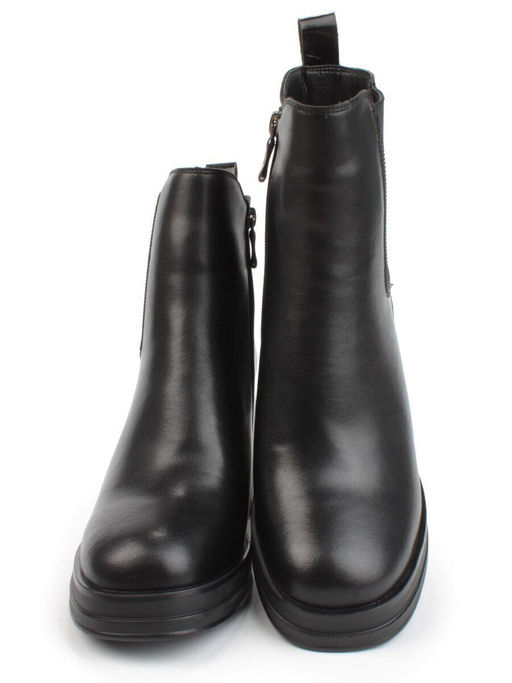 04-M3-836 BLACK Ботильоны зимние женские (натуральная кожа, натуральный мех) - Фабричный китай фото 11