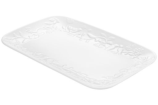 Блюдо прямоугольное 31*20,5*2,5 см Птички на ветке малое - Elan gallery фото 5