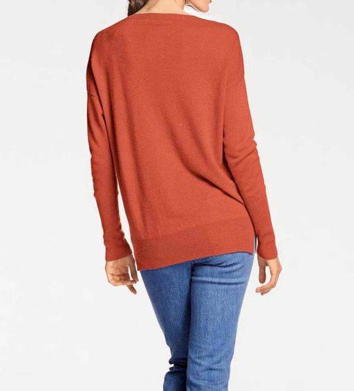 Пуловер, мандериновый - Patrizia dini фото 4