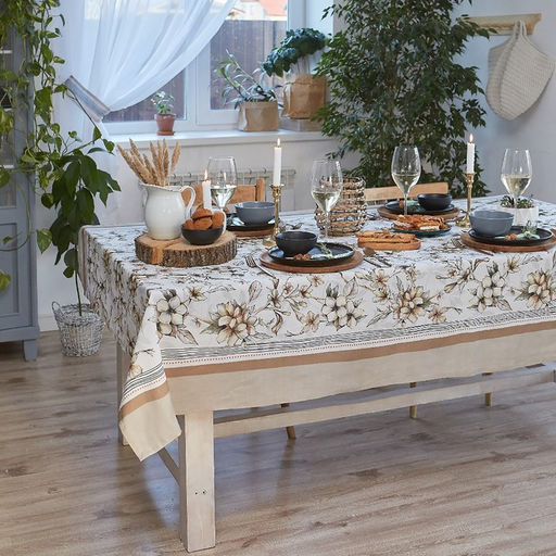Скатерть Этель Floral mood, 220?147 см, 100 % хлопок, репс 210 г/м?