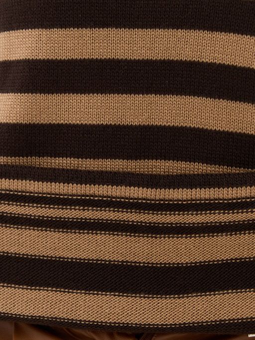 Джемпер женский 7232-40226. 5800363/5300521/501 горький шоколад/ристретто/белый - Vay фото 6