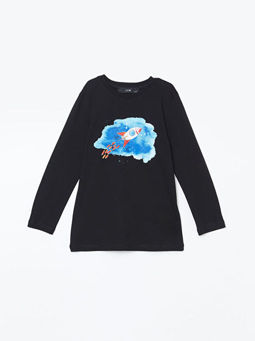 Bisiklet Yaka Erkek ?ocuk Pijama Tak?m? - Waikiki фото 2