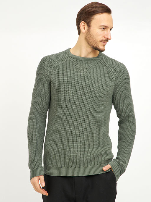 джемпер мужской базовый из хлопка - Glenfield фото 4