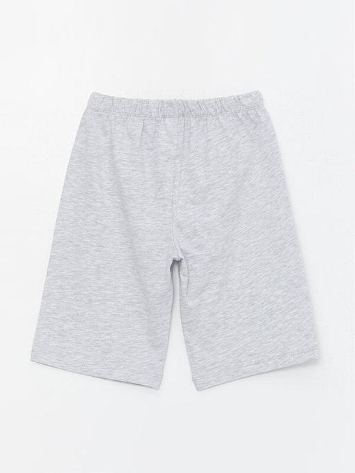 Beli Lastikli Bask?l? Erkek ?ocuk Pijama ?ort 2li - Waikiki фото 3