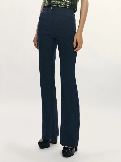 Брюки клеш с денимным эффектом / Zarina