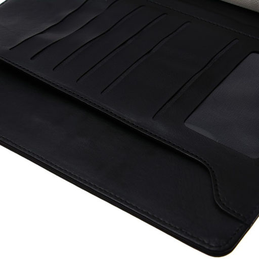 Органайзер на кольцах А5, 140 листов, в клетку, с ручкой, сканером пальца, зарядкой в подарочной коробке, обложка ПВХ, чёрный - Simaland фото 6