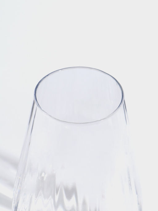 Ваза для цветов «Джетон» капля, 24.5×14 см, стекло, прозрачная
