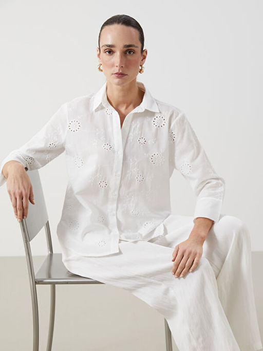 Nak??l? Poplin Kad?n G?mlek