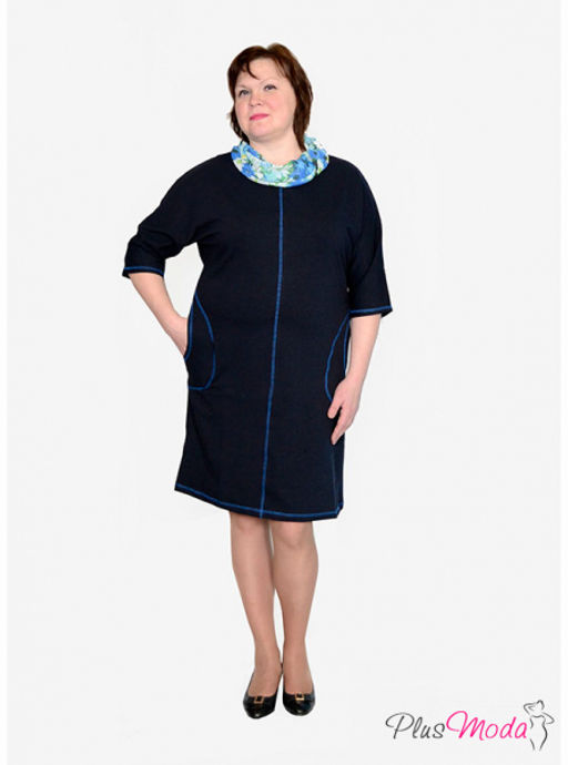 Платье Модель №2А размеры 46-68 - Plusmoda фото 4