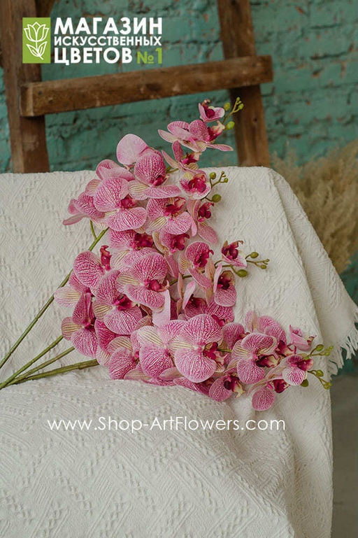 136 Орхидея фаленопсис (9 цветков)