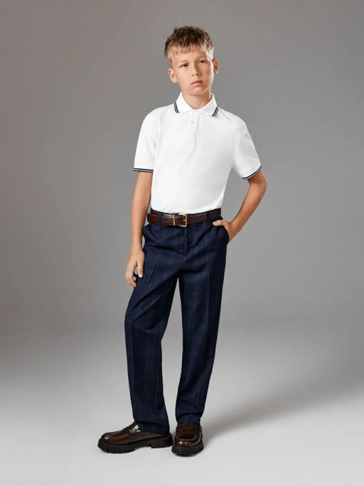 ACOOLA / Сорочка-поло верхняя для мальчиков Koleda белый  фото 4