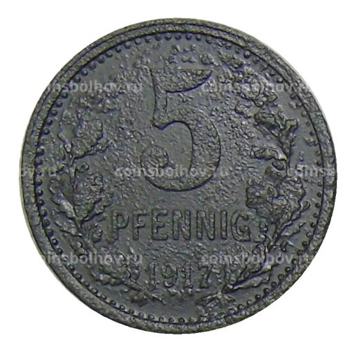 Монета 5 пфеннигов 1917 года Германия  Нотгельд Изерлон
