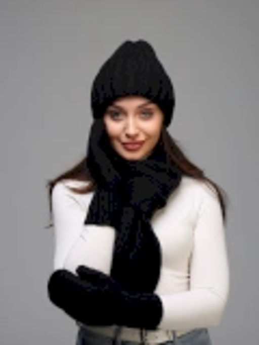 Комплект Грация new (шапка+шарф+варежки) - Tamasha фото 9