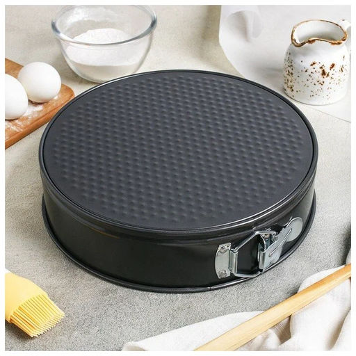 Разъемная форма для выпечки с антипригарным покрытием BE-4602N 26х7см - Delta фото 4