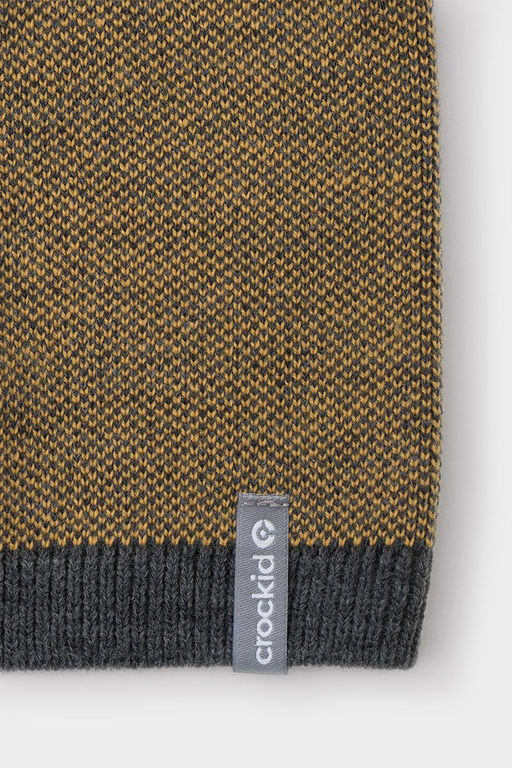 КВ 20356/темная горчица шапка дет