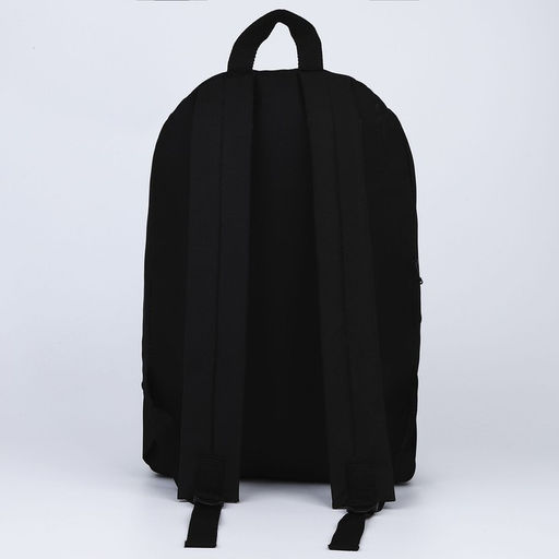 Рюкзак школьный текстильный «Аниме», 46×30×10 см, вертикальный карман, чёрный