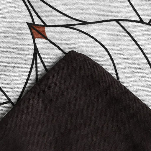 Постельное бельё Этель 1.5 сп Black leaves 143х215 см, 150х214 см, 70х70 см 2 шт, поплин, 125 г/м2  фото 4