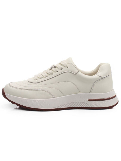 03-A9042-2 MILK Кроссовки женские (натуральная кожа)