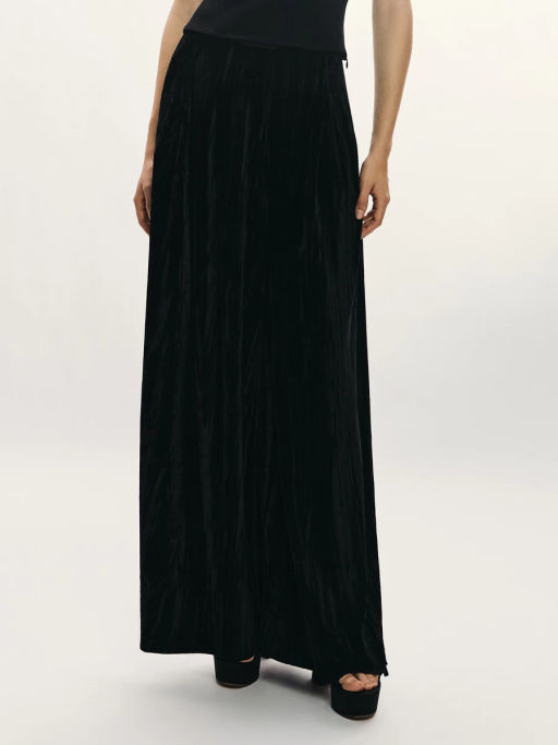 Широкие брюки из бархата / Zarina