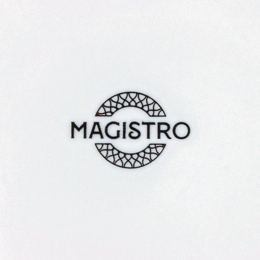 Тарелка Magistro Argos, d=20.6 см, фарфор, белая