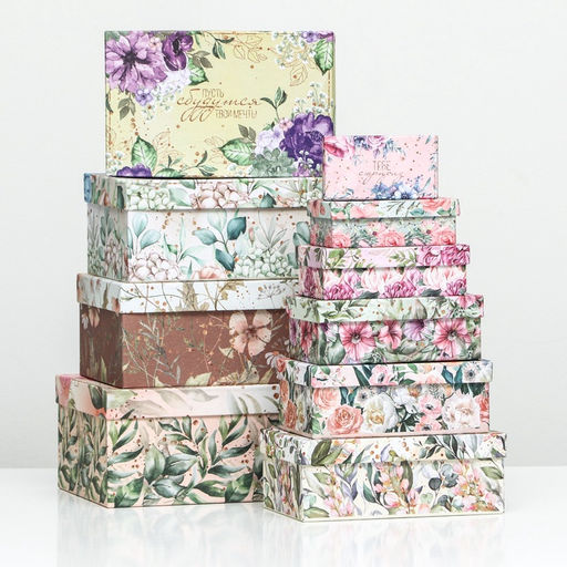 Набор коробок 10 в 1 «Летняя феерия», 30 × 19 × 11.5 - 11.5×6×3.5 см
