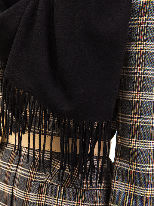 В составе шерсть. Большой теплый двусторонний палантин - Tantino фото 5