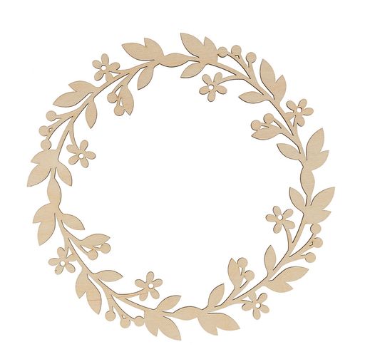 Заготовка для декорирования Mr. Carving ВД-859 Венок ажурный фанера d 25 см х 0.4 см
