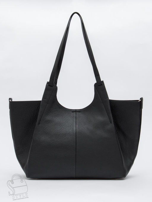 Сумка женская кожаная 1102-1MP black Polina&Eiterou